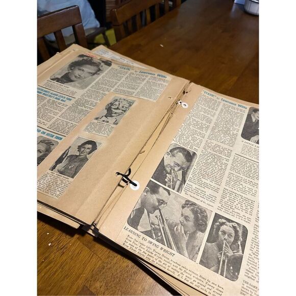 Vintage 1930s Large Radio News Clippings Scrapbook Memorabilia Glenn Riggs Etc - Picture 9 of 14